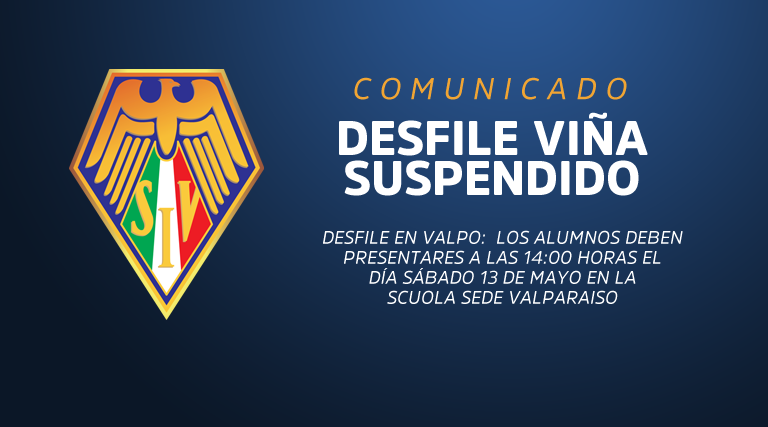 Desfile de Viña suspendido. Desfile será en sede Valparaíso.