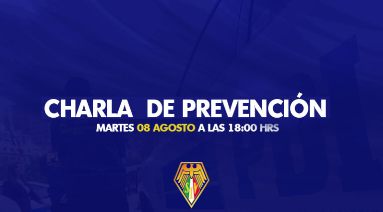 Charla de Prevención