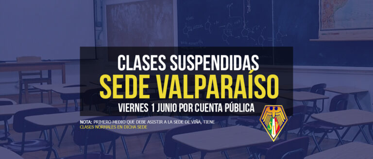 Clases suspendidas Sede Valparaíso