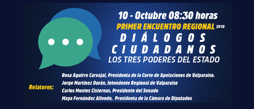 Primer encuentro regional Diálogos ciudadanos «Los tres poderes del estado»