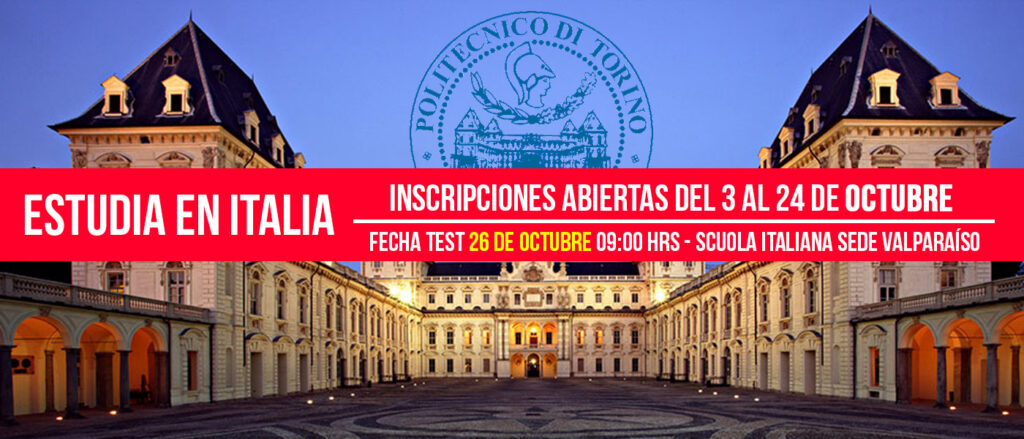 Estudia en Italia – Test Politecnico di Torino