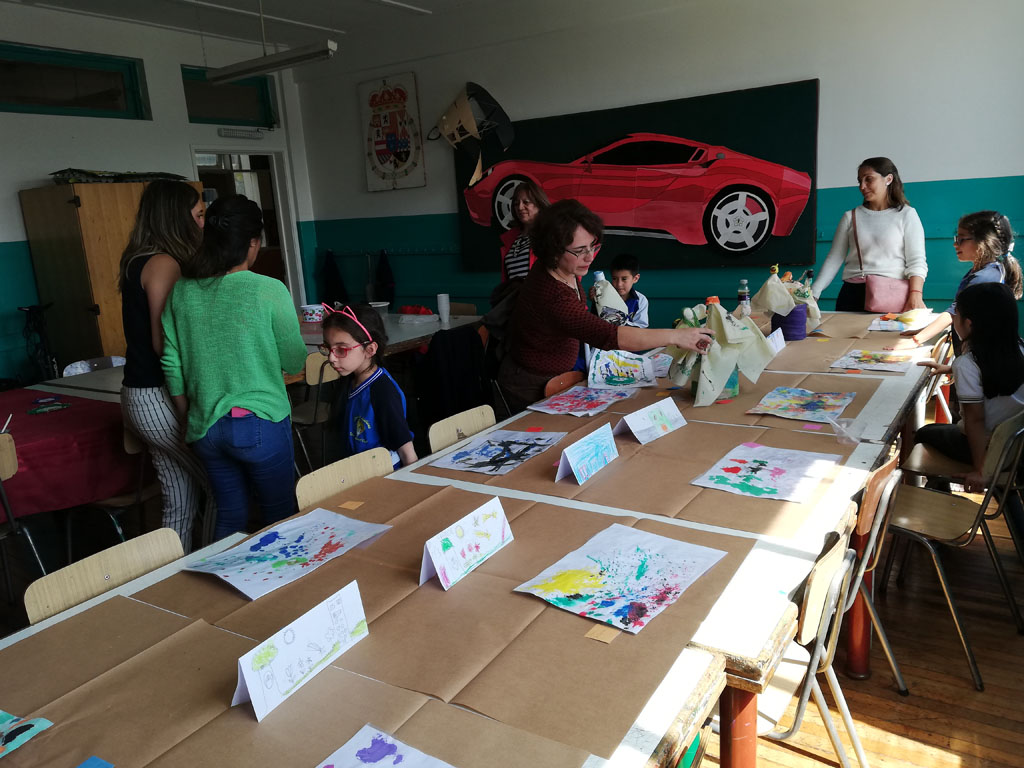Exposición de Arte y Creatividad en la Scuola Italiana.