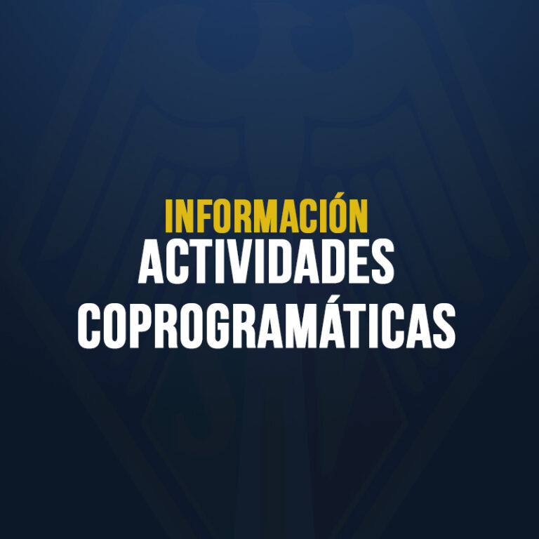 COMUNICADO INSCRIPCIONES COPROGRAMÁTICAS