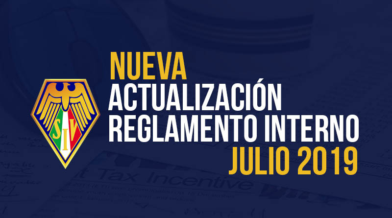 Nuevo cambio Reglamento interno