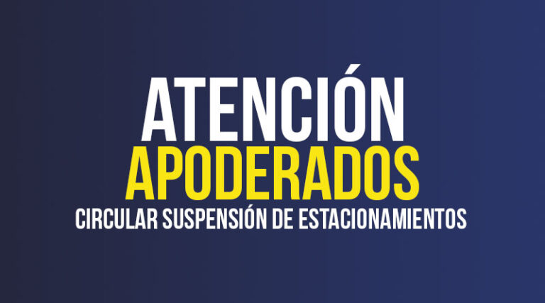 Circular Suspensión del Estacionamiento
