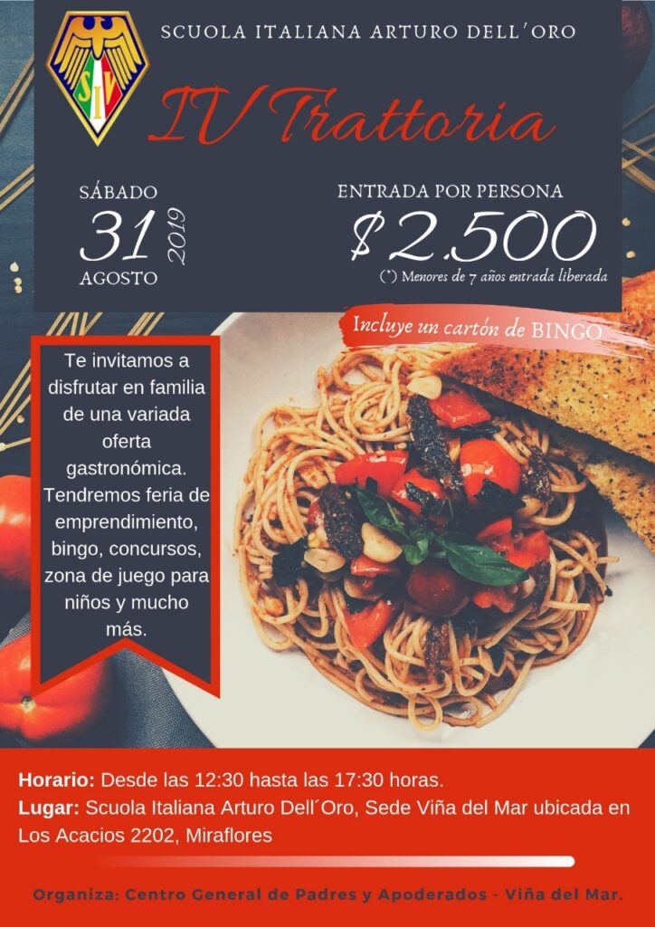 Trattoria Apoderados Sede Viña