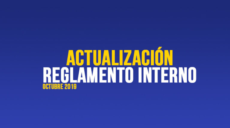 Nueva Modificación Reglamento Interno