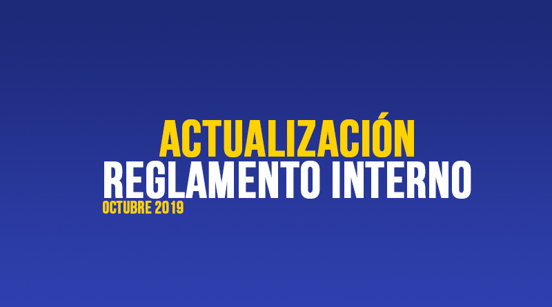 Nueva Modificación Reglamento Interno