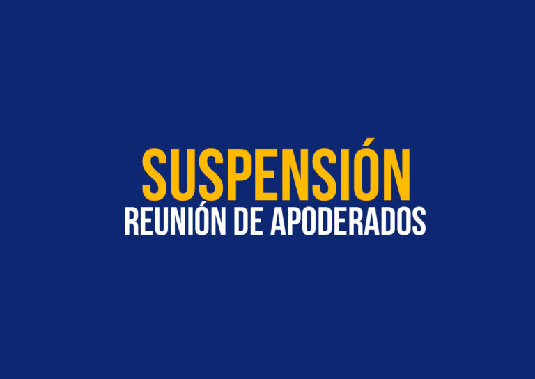 Reunión de Apoderados Suspendida