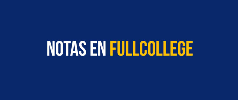 Cómo acceder a las Notas en FULLCOLLEGE