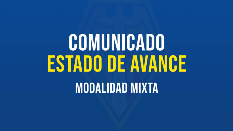 Estado Avance Modalidad Mixta Junio