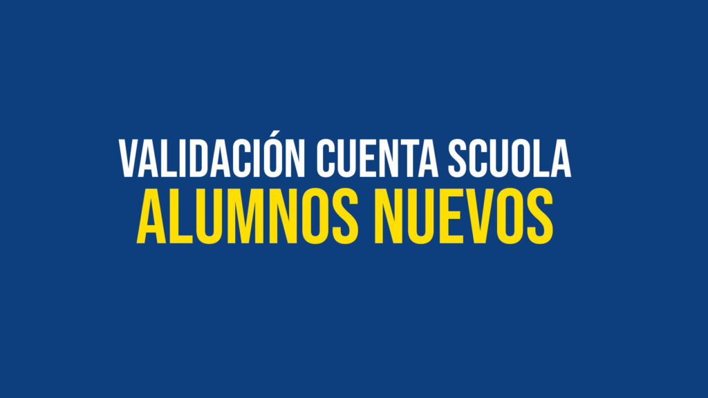 Alumnos Nuevos 2022