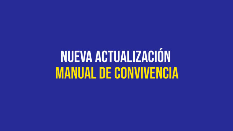 Actualización Manual de Convivencia