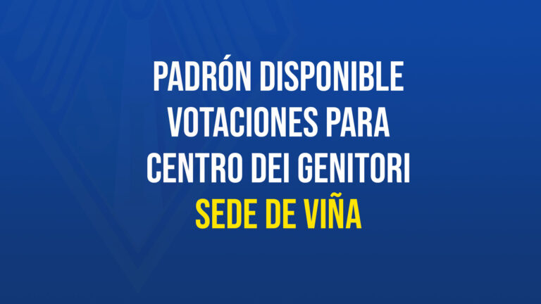 Padrón Votaciones aviso VIña 2022