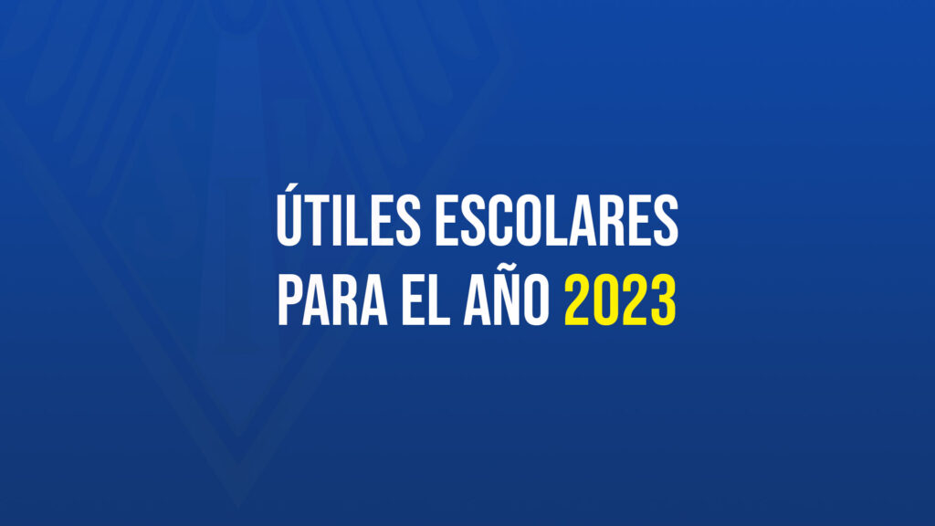 Útiles Escolares 2023