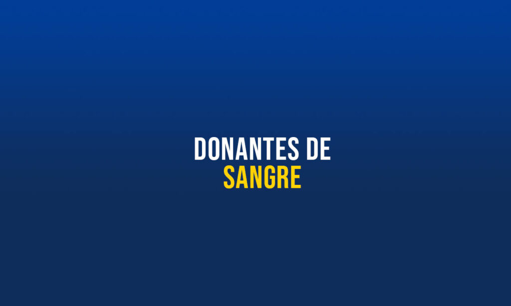 Donantes de Sangre