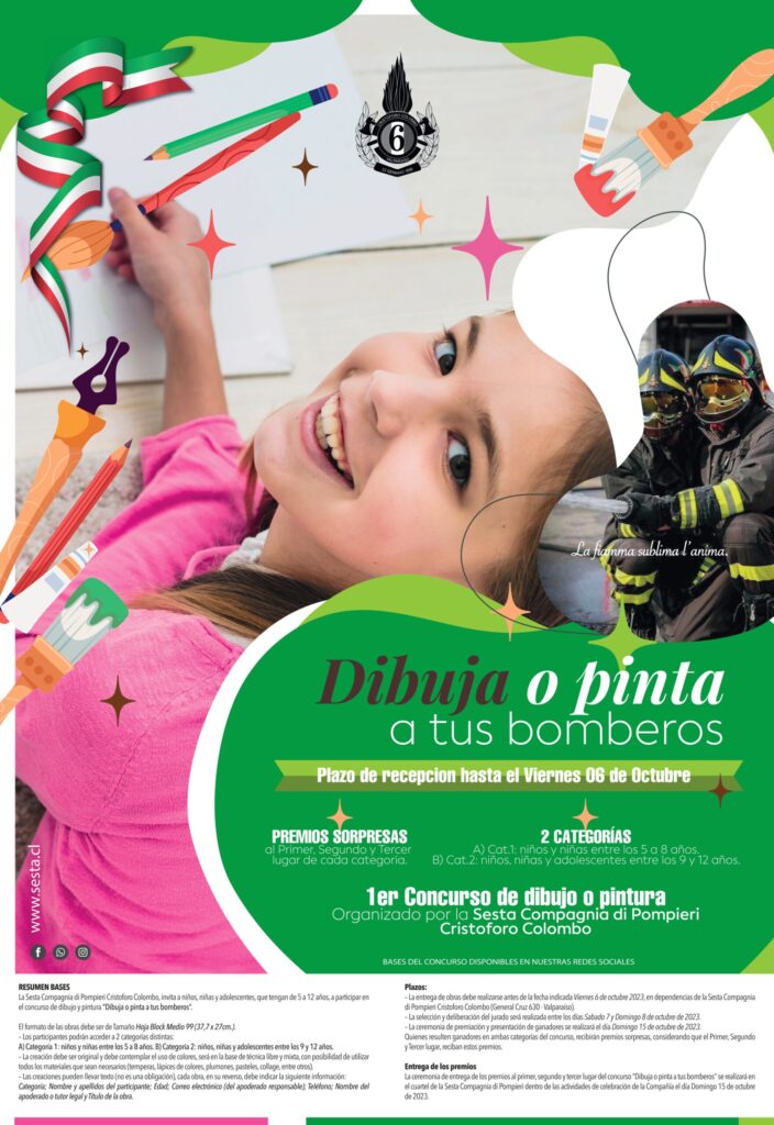 Concurso «Dibuja o Pinta a tus Bomberos»