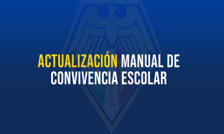 Actualización Manual de Convivencia Escolar