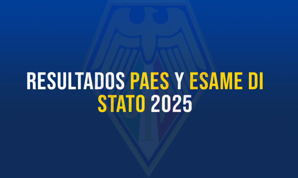 Resultados PAES y Esame di Stato 2025