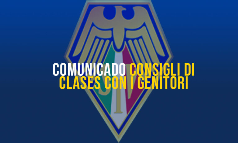 Comunicado Consigli di Clases con i Genitori