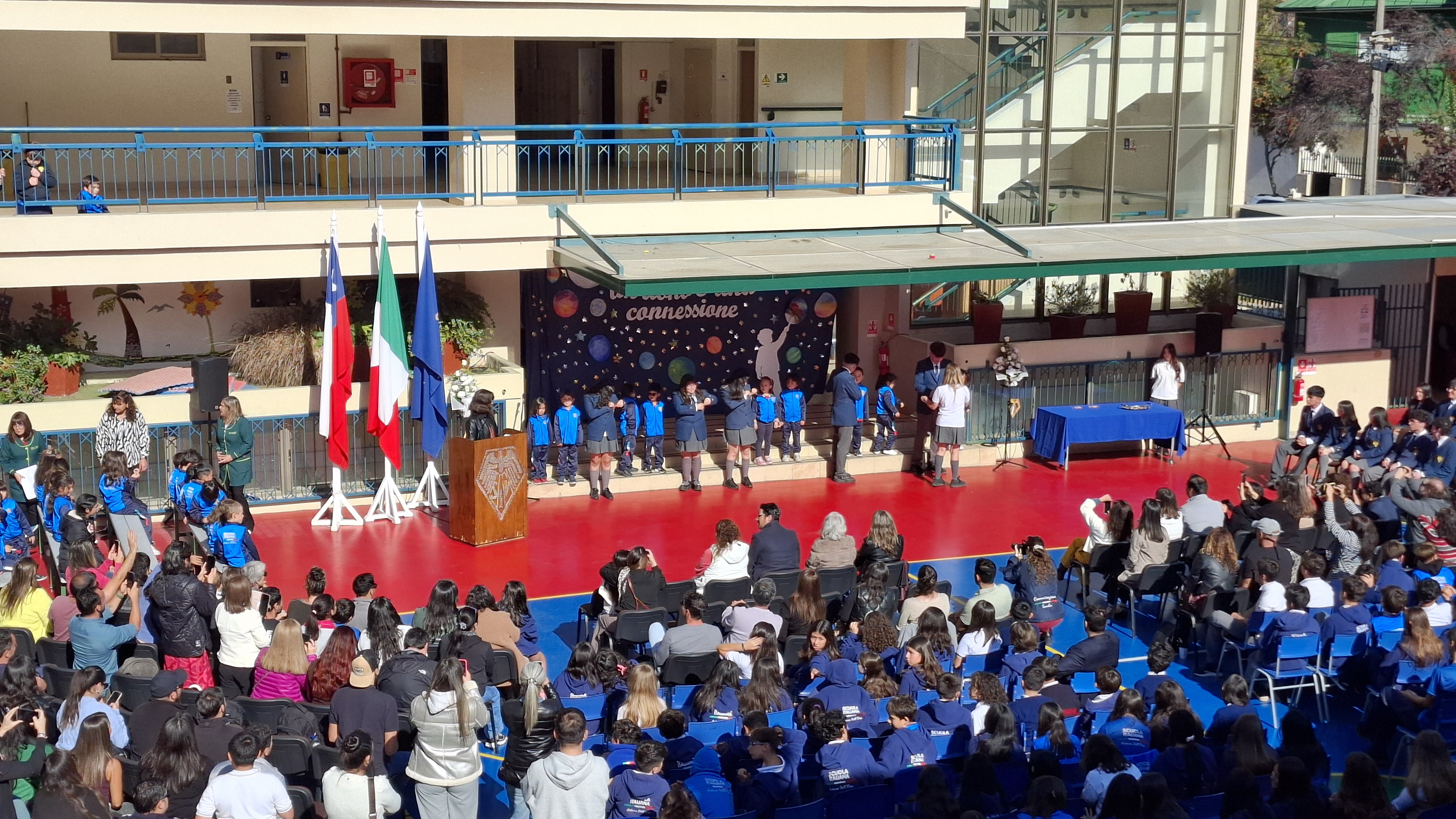 Salón de actos y actividades de la Scuola